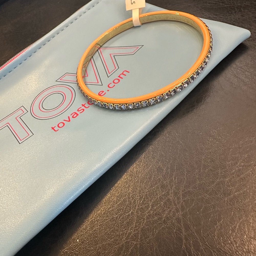 Orange and Light Blue Bangle - Picture 2 of 7